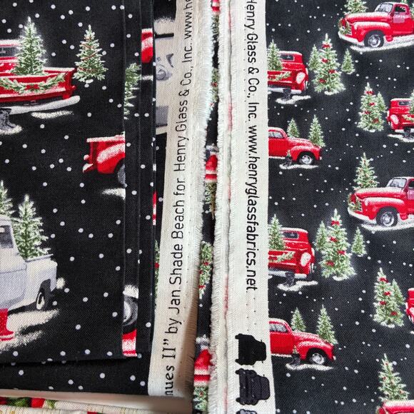 Quilt Fabric Christmas Lot Henry Glass and Windham 3 pieces 7+ yards Vintage - Picture 5 of 7